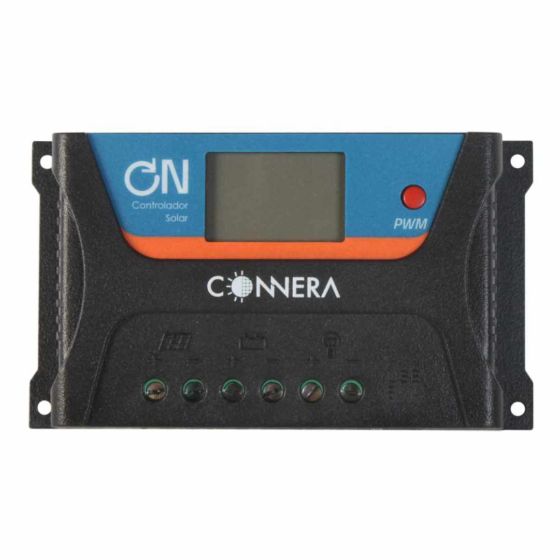 CONTROLADOR DE CARGA SOLAR PWM 20 A CONNERA ONPWM12/20A